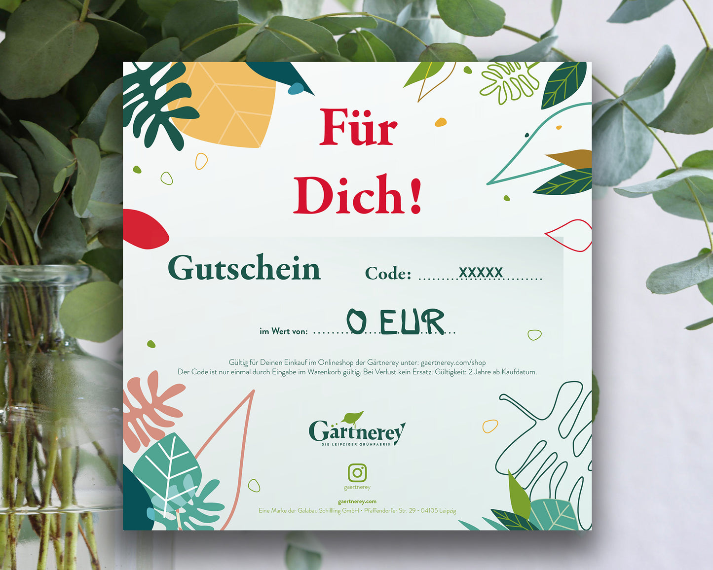 Gärtnerey Geschenkgutschein