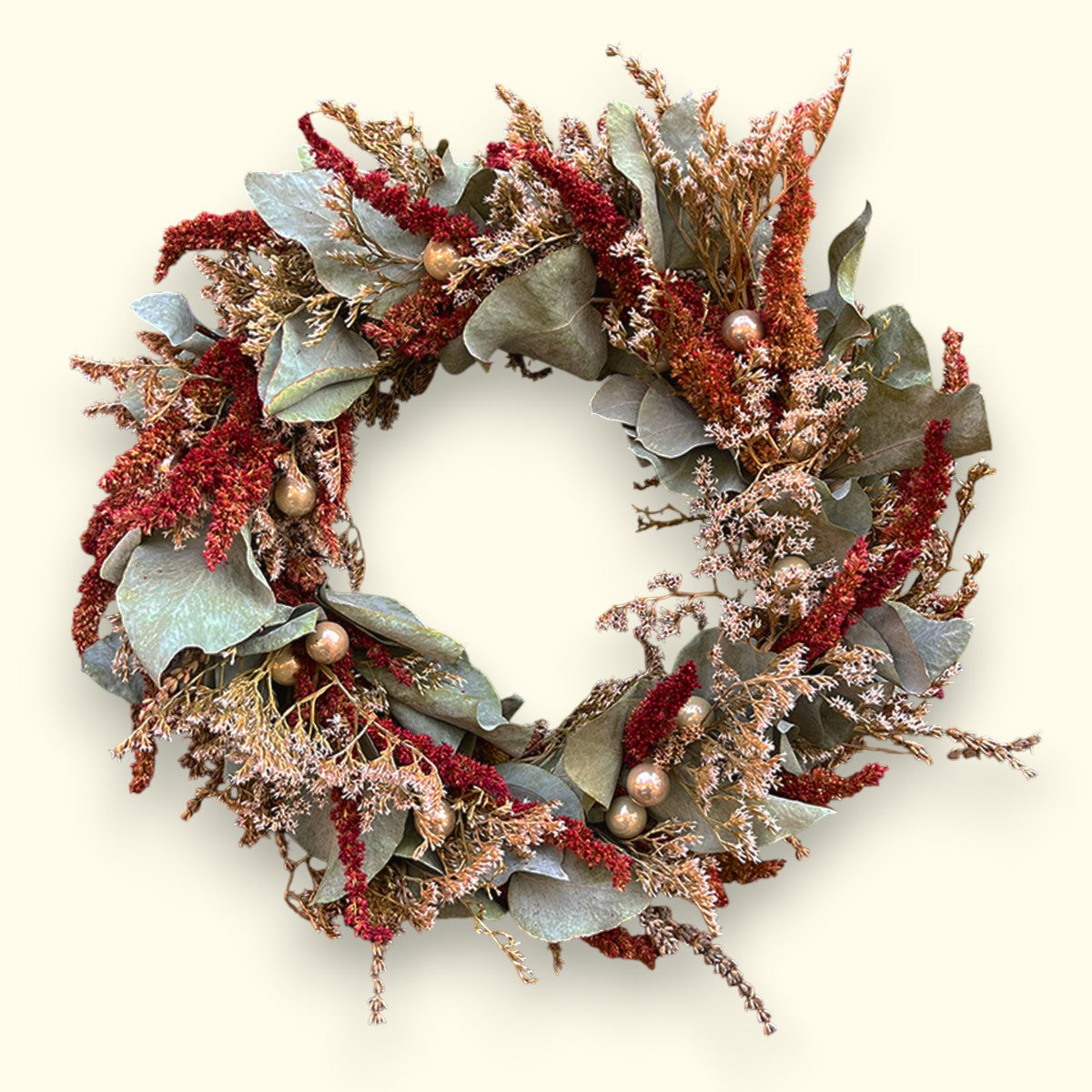 Jakob – Winterkranz aus getrocknetem Eukalyptus