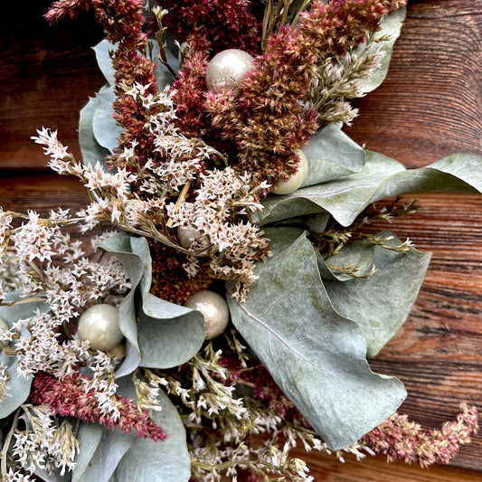 Jakob – Winterkranz aus getrocknetem Eukalyptus